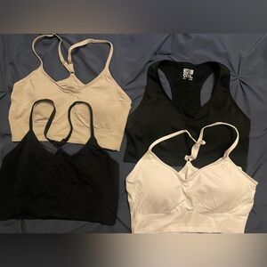 Set of Four Medium Support Sports Bras NWOT